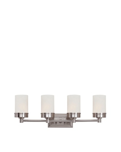 Trans Globe Lighting Urban Swag 4-Light Wall Bar, Brushed Nickel