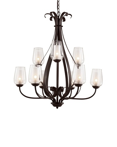 Trans Globe Lighting Eclectic Tempo 2-Tier Chandelier, Rubbed Oil BronzeAs You See
