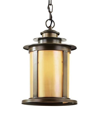 Trans Globe Lighting Bronzed Honey Pendant Light, Antique Bronze, 17