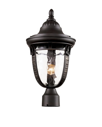 Trans Globe Lighting Braided Roman Post Light, Oil-Rubbed Bronze, 18″