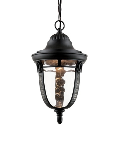Trans Globe Lighting Braided Roman Outdoor Pendant Light, Oil-Rubbed Bronze, 16