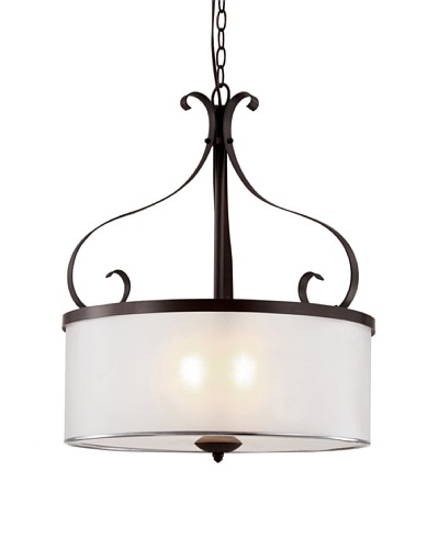 Trans Globe Lighting Eclectic Tempo 16 Pendant, Rubbed Oil Bronze