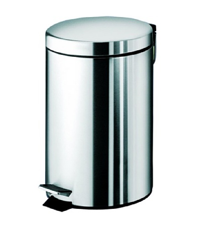 Nameek's Argenta Round Waste Bin, Polished Chrome