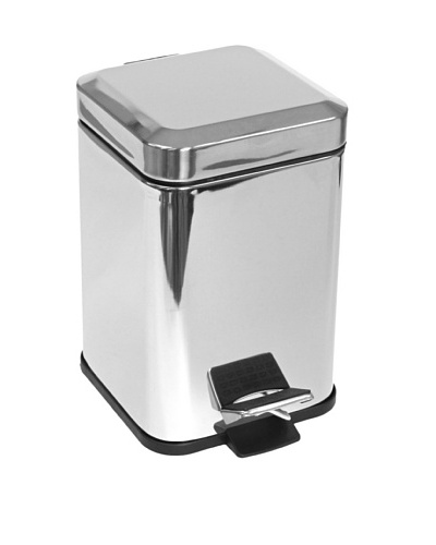 Nameek’s Argenta Square Waste Bin, Polished Chrome