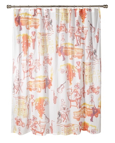 AphroChic Brooklyn Life Shower Curtain