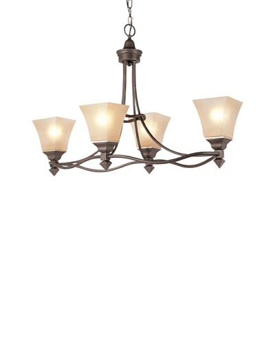 TransGlobe 4 Light Chandelier