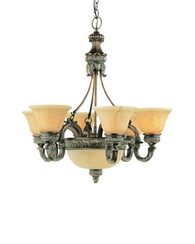 TransGlobe 8 Light Chandelier