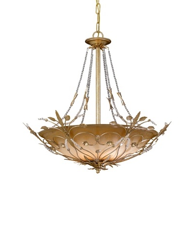 Tabitha Chandelier with Swarovski SPECTRA Crystals, Gold