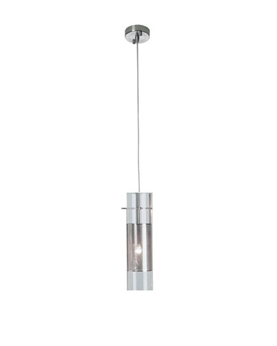 Trend Lighting Scope Pendant, Clear/Brushed Nickel