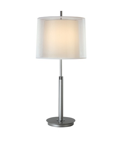 Trend Lighting Nimbus Table Lamp, Metallic Silver/Chrome