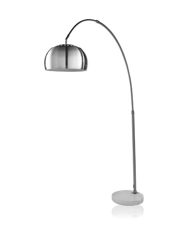 Trend Lighting Arc Floor Lamp, Brushed Nickel