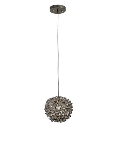 Trend Lighting Snow Single Pendant, Brushed Nickel