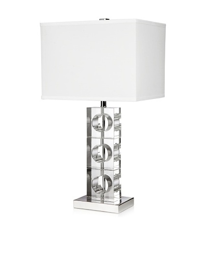 Trend Lighting Rhapsody Table Lamp, Crystal/Chrome