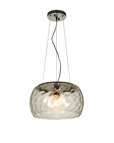 Trend Lighting Mystere Pendant, Clear/Polished Chrome