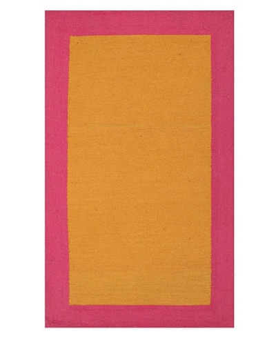 Trina Turk Bright Solid Hook Rug [Pink/Orange]