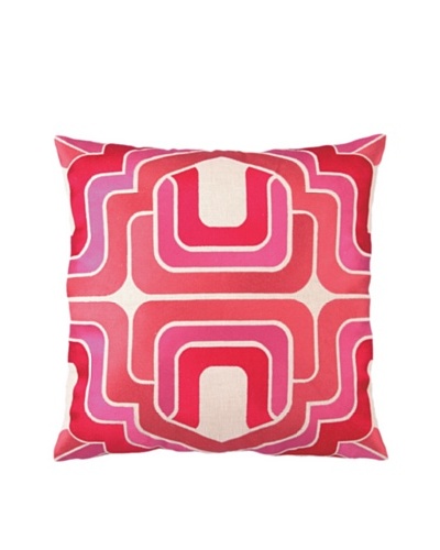 Trina Turk Ogee Embroidered Pillow, Pink, 20″ x 20″