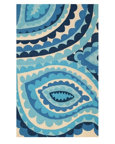 Trina Turk Vivacious Hook Rug3' x 5' [Blue]