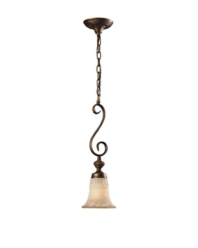 Trump Home Briarcliff 1-Light Pendant in Weathered Umber