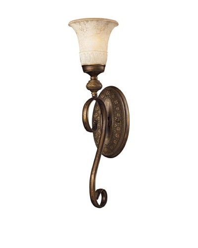 Trump Home Briarcliff 1-Light Wall Sconce in Weathered Umber