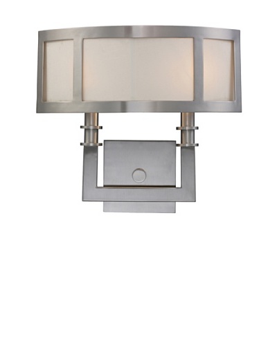 Trump Home Seven Springs 2-Light Sconce in Satin Nickel