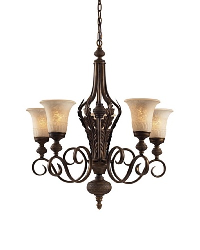 Artistic Lighting Briarcliff 5-Light Chandelier in Weathered Umber