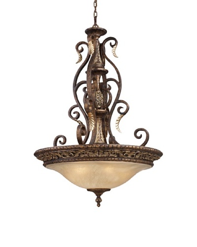 Trump Home Regency 5-Light Pendant in Burnt Bronze