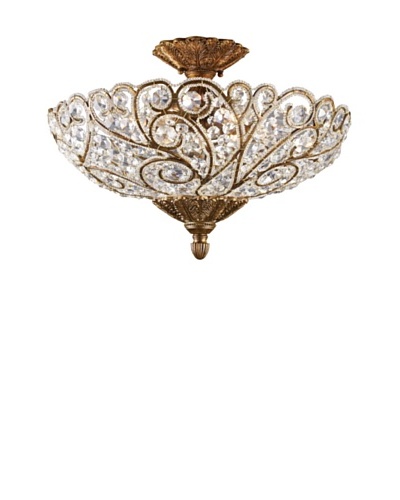 Trump Home Senecal 6-Light Semi Flush in Spanish Bronze