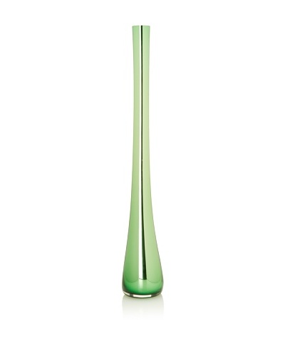 Tsunami Glassworks Tubes Hand Blown Glass Vase [Bristol Green/Mirrored]