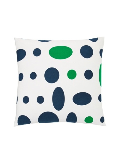 Twinkle Living Large Cosmic Pillow Cover, Navy/Green, 18″ x 18″