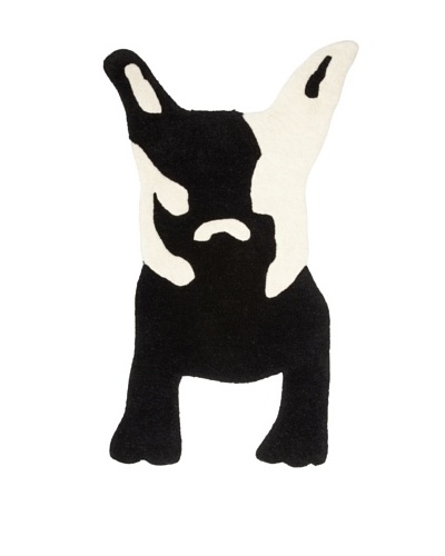 Twinkle Living Milan's Imaginary Friend Rug, Black/White, 32 x 19