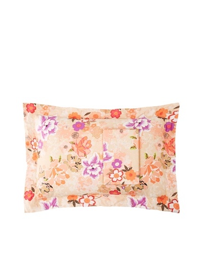 Twinkle Living Pair of Shanghai Pillow Shams, Apricot, Standard