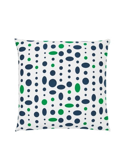 Twinkle Living Large Cosmic Pillow Cover, Navy/Green, 18″ x 18″