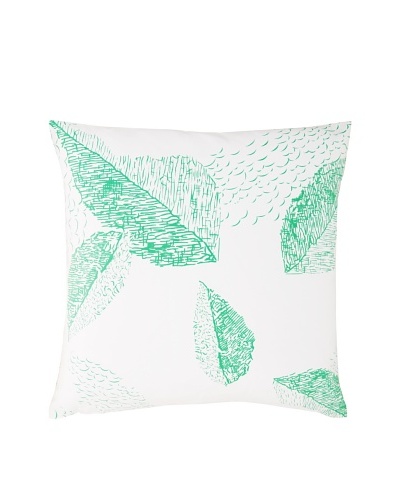 Twinkle Living Cascade Pillow Cover [White/Green]
