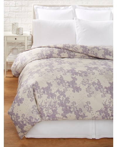 Twinkle Living Dew Duvet Cover [Dove/Plum]