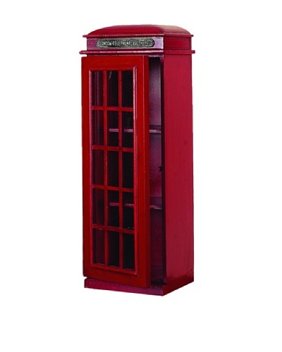 3-Tier London Phone Booth CD Holder