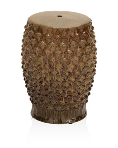 UMA Ceramic Stool, Brown