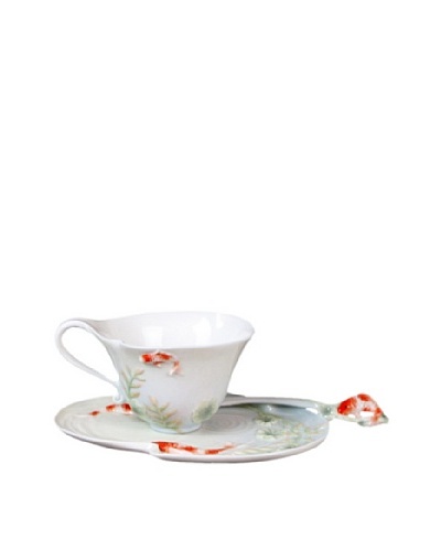 Unicorn Studio Koi Coffee Cup Set with Spoon