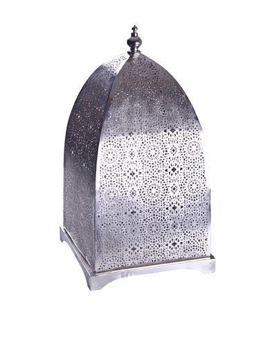 Uptown Down Marrakech Lantern, Silver