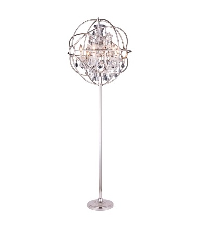 Urban Lights Hemisphere Floor Lamp, Nickel