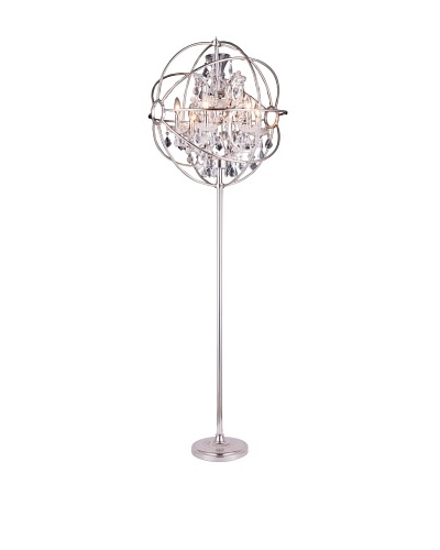 Urban Lights Hemisphere Floor Lamp, Nickel