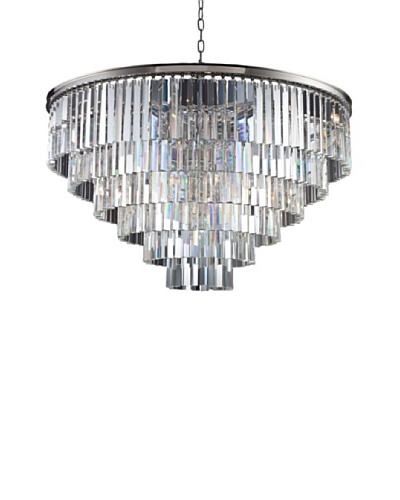 Urban Lights Ice Curtain Pendant, Large, Nickel