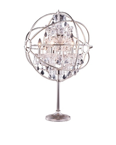 Urban Lights Hemisphere Table Lamp, Nickel