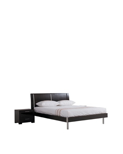 Urban Spaces Icon Bed, Coffee, Queen
