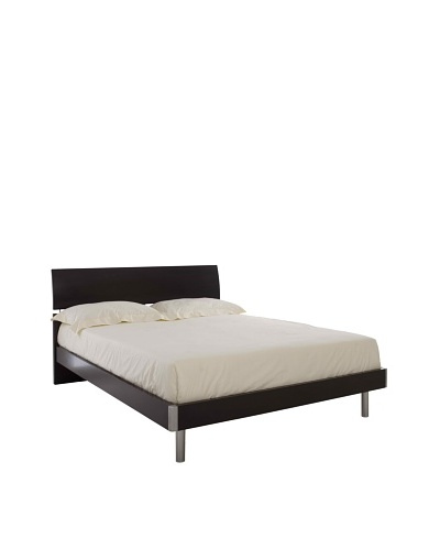 Urban Spaces Bellmar E King Bed, Coffee