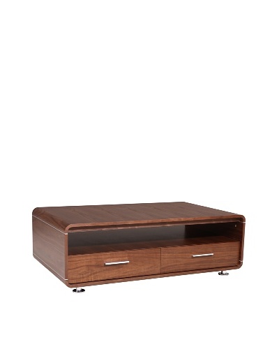 Urban Spaces Ifun Coffee Table, Light Walnut