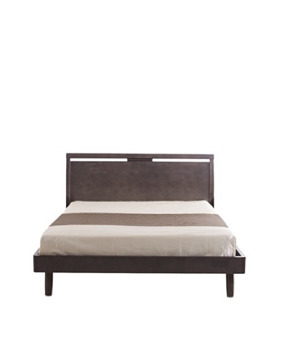 Urban Spaces Boma Queen Bed, Gray