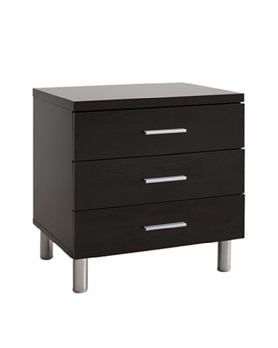 Urban Spaces Bellmar Night Stand, Coffee