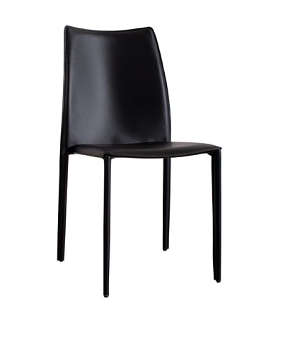 Urban Spaces Lido 2 Side Chair, Black