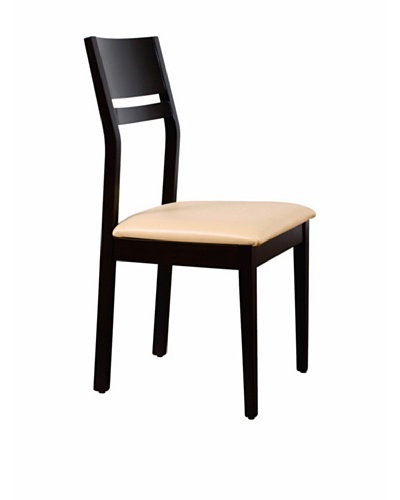 Urban Spaces Pisa Side Chair, Wenge