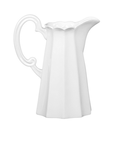 Ceramic Pitcher, White